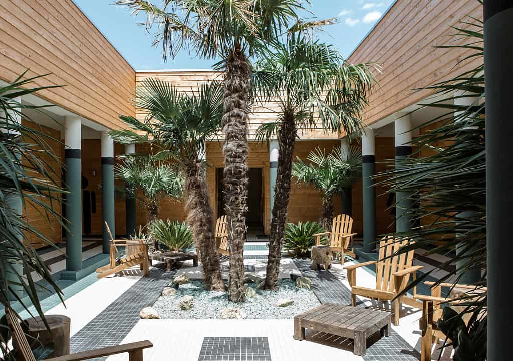 Camping-Les-Dunes-Torreilles-binnentuin Camping-Les-Dunes-Torreilles-binnentuin