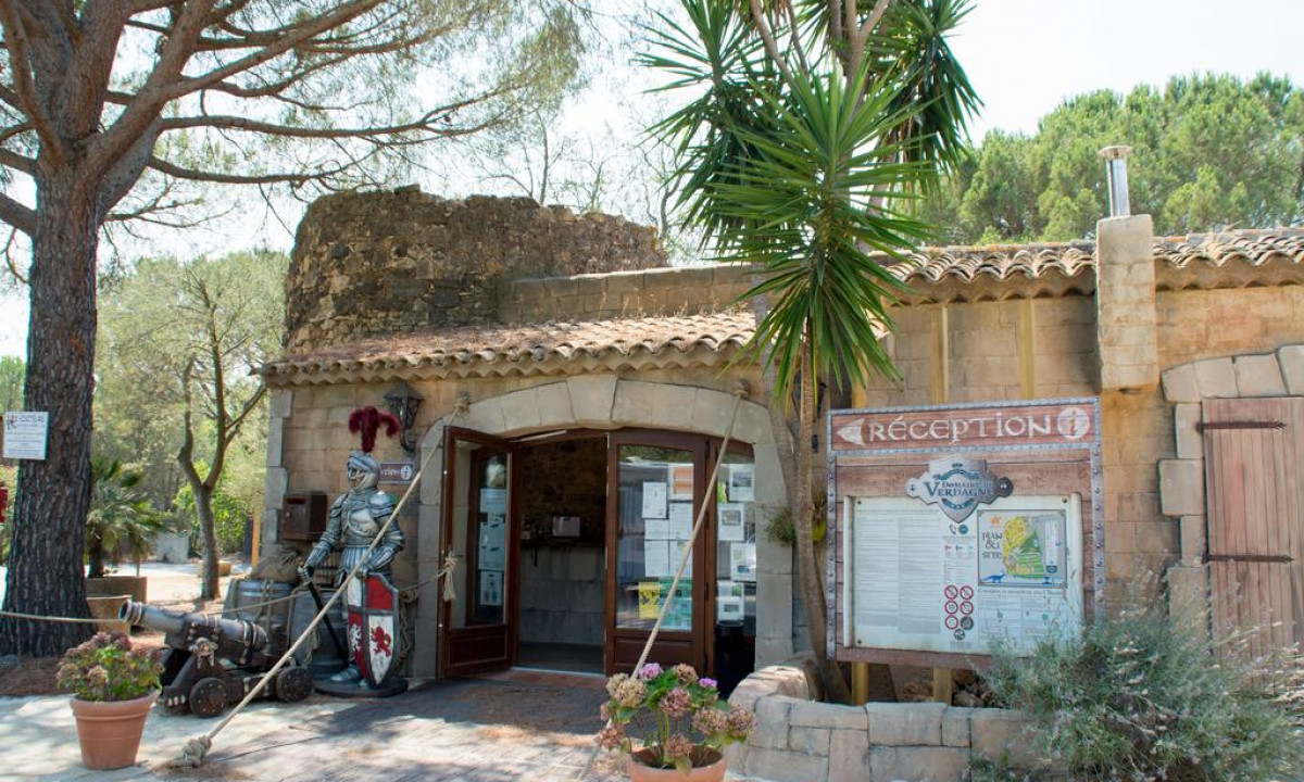 Camping-Le-Domaine-de-Verdagne-receptie Camping-Le-Domaine-de-Verdagne-receptie