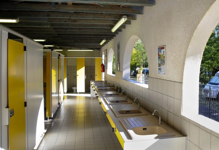 Camping Les Ranchisses sanitair