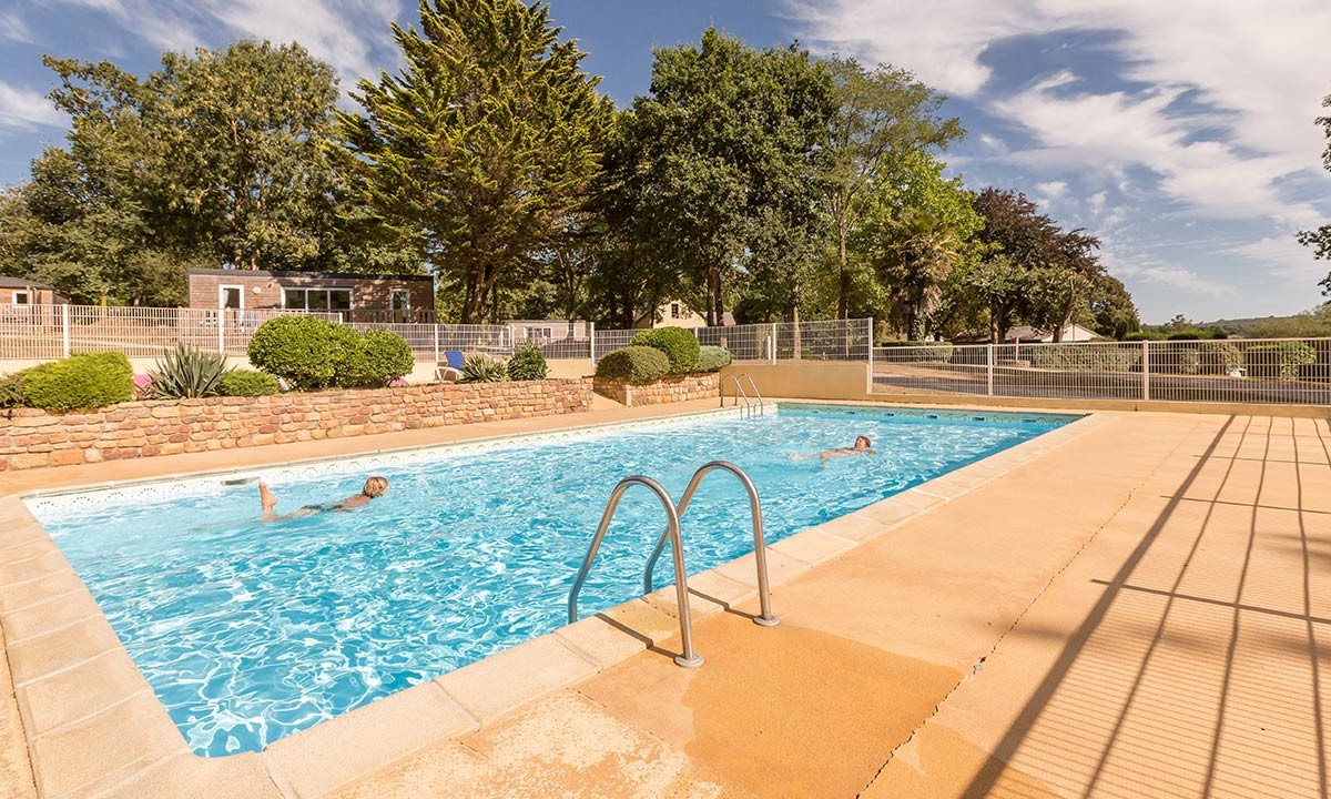 Camping Chateau de Lez-Eaux in Saint-Aubin-des-Praux, Normandy, France