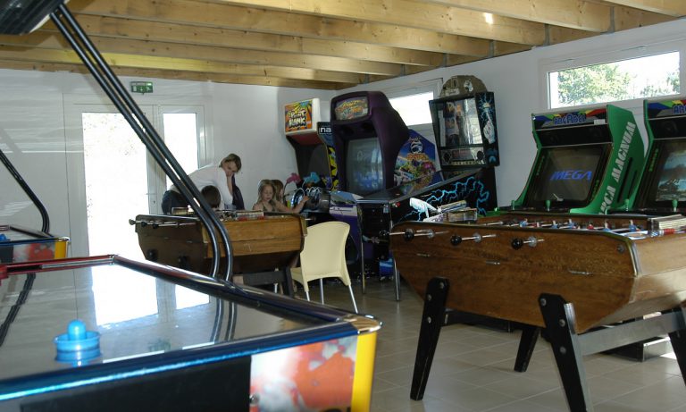 Camping Le Domaine de Léveno gamehal 768x461