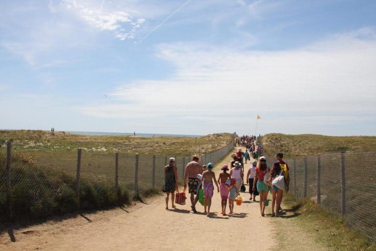 Camping L Océan zandpad naar het strand 768x512