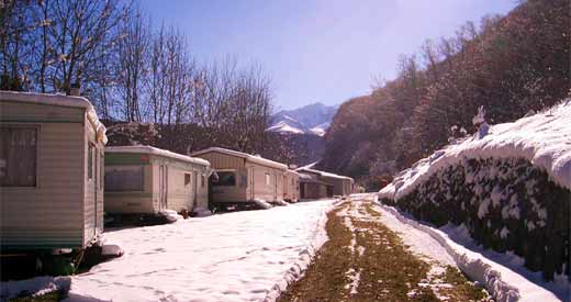 Camping Les Frênes wintercamping