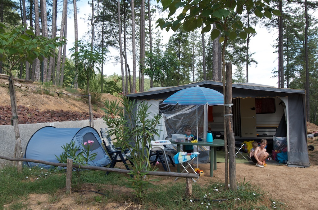 Camping Les Pins d'Ucel in Ucel, Auvergne-Rhône-Alpes, France