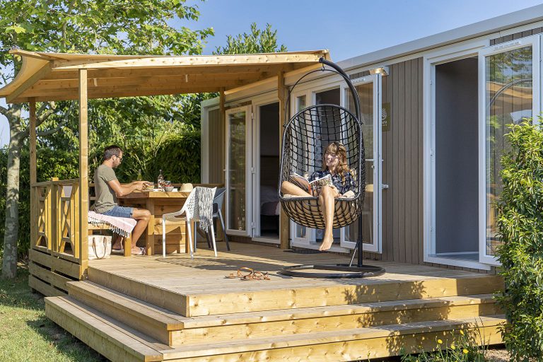 Camping Côte de Nacre stacaravan huren Normandie 768x512