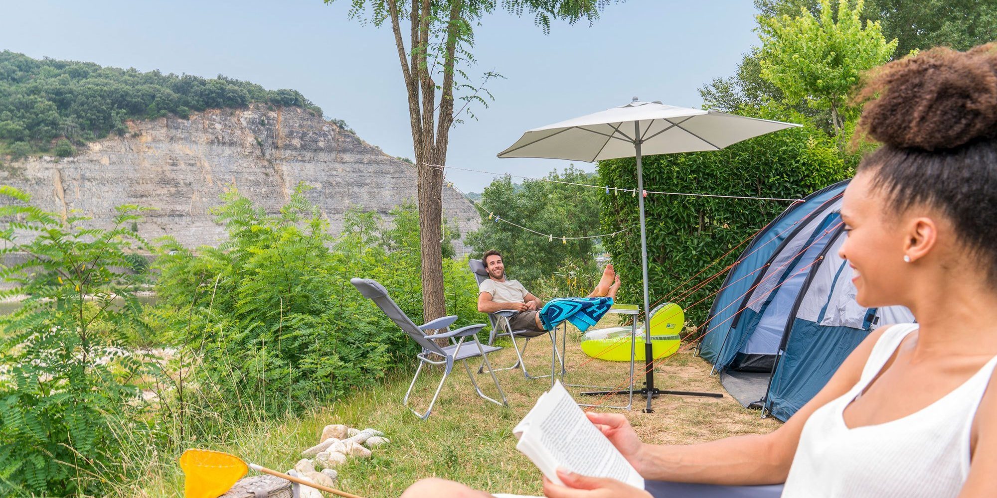 Camping Soleil Vivarais in Sampzon, Auvergne-Rhône-Alpes, France. - Photo 3